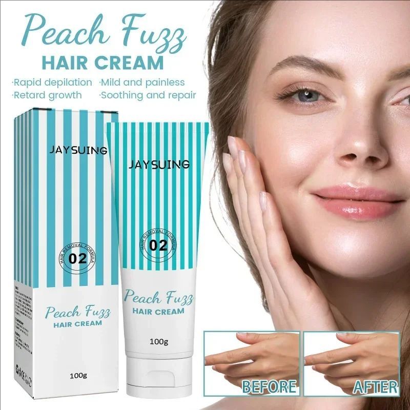 Permanent Lip hair removal cream gentle facial painless epilator face hair remover for women men lips Depilatory Wax Skin care