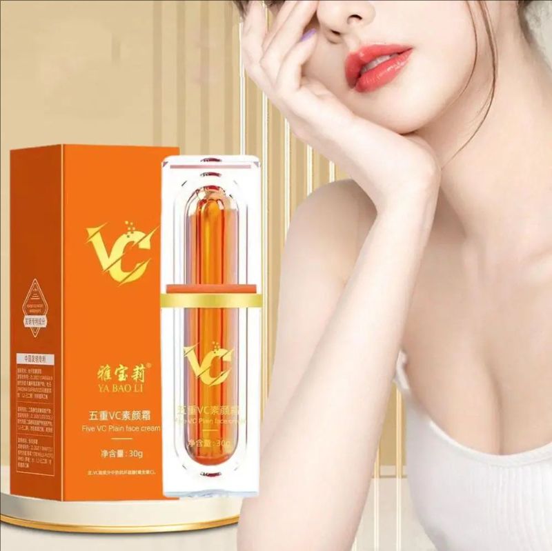 Vitamin C Face Cream Whitening VC Five Tone Up Moisturizer Makeup Anti Moisturizing Skin Lazy Aging Na Care Cream Cosmetics C8C7