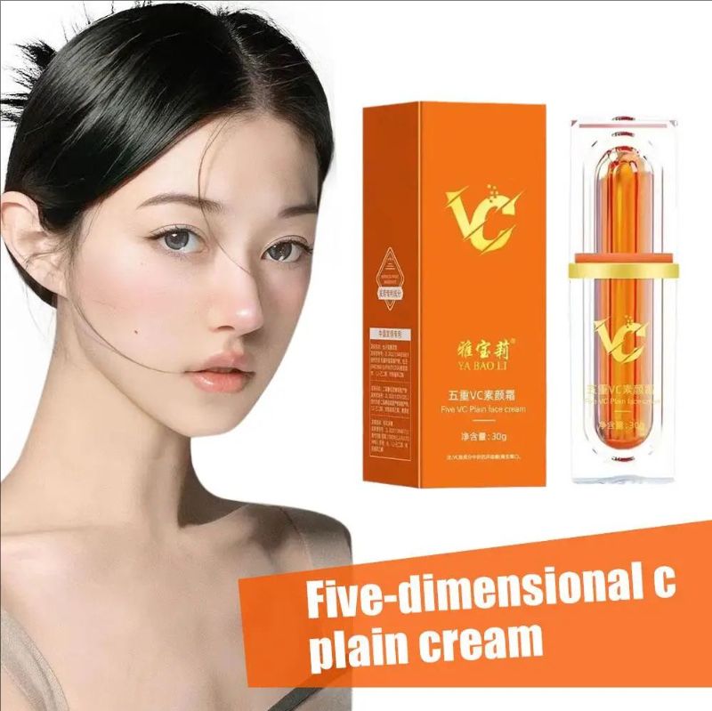 Vitamin C Face Cream Whitening VC Five Tone Up Moisturizer Makeup Anti Moisturizing Skin Lazy Aging Na Care Cream Cosmetics C8C7