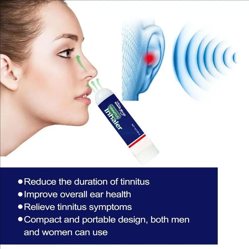 South Moon Ear Ringing Relief Treatment Inhaler Relieve Deafness Tinnitus Itching Earache Ear Hard Hearing Treatment Health Care