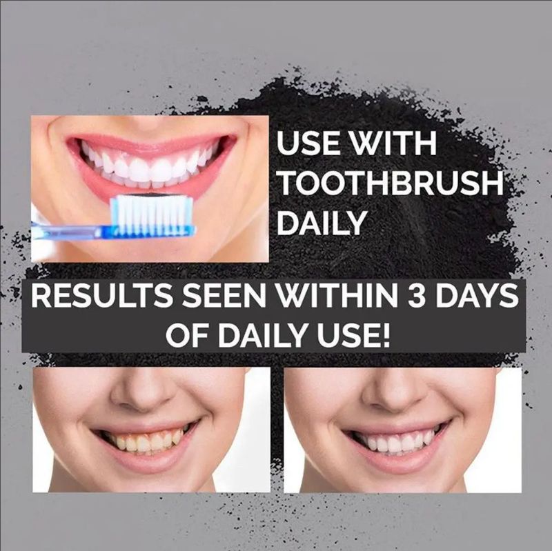 Toothpaste Toothbrush Tooth Powder Whitening Teeth Whitening Natural Organic Activated Bamboo Charcoal Yellow Teeth Cleaning Kit