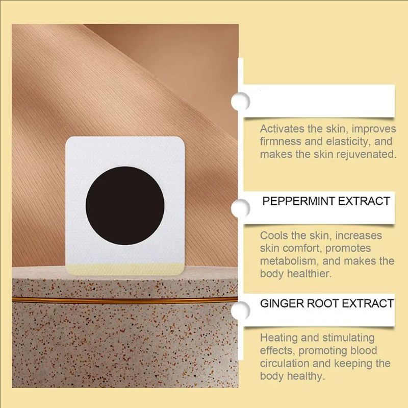 10Pcs/Bag Bee Patches Promote Circulation Weight Loss Belly Slimming Patch Relieve Stress For Lymphatic Detoxification