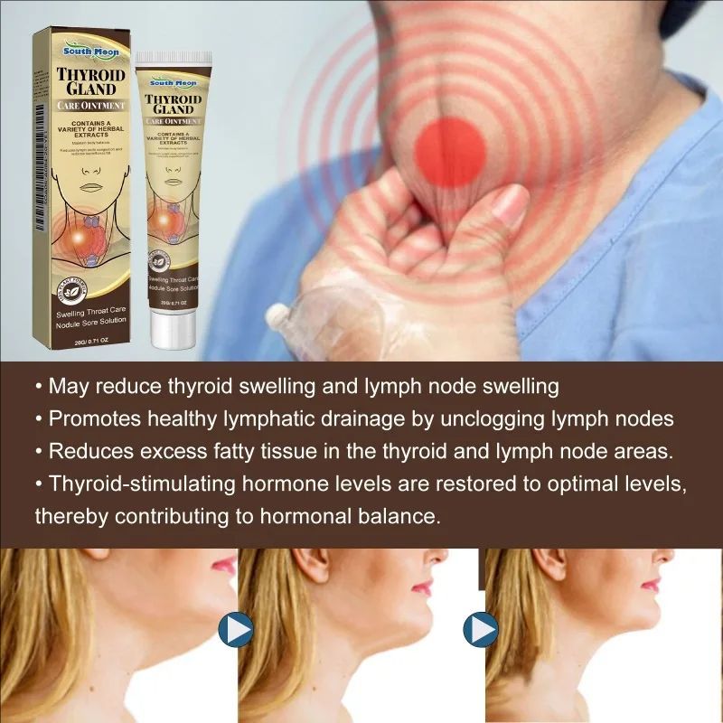 Lymphatic Detox Cream Relieve Lymph Nodes Swollenness Pain Treatment Behind Ears Neck Armpit Discomfort Body Care Ointment