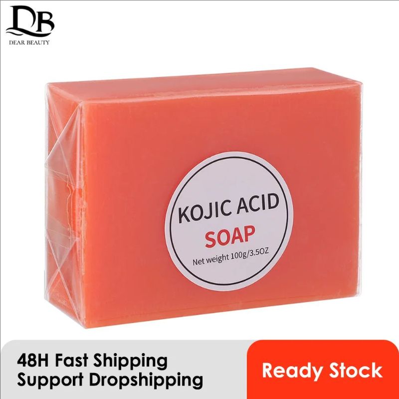 100g Kojic Acid Soap Original Skin Brightening Soap that Reduces Dark Spots Hyperpigmentation, Scars with Coconut & Tea Tree Oil