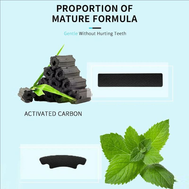 14pcs/box Teeth Whitening Strip Charcoal Teeth Whitening Strips Remove Coffee Tea Stains Tooth Whitening Kit Dental Bleaching