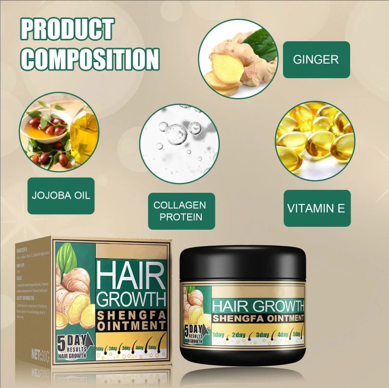 Ginger-Dense Hair Cream, Deep Cleansing And Smoothing Of Thick And Delicate Hair, Repairing Dry And Frizzy Hair Cream