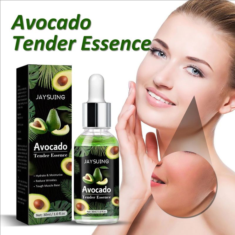 30ml Avocado Face Essence Moisturizing Anti-Aging Whitening Repairing Elastic Facial Serum Skin Care