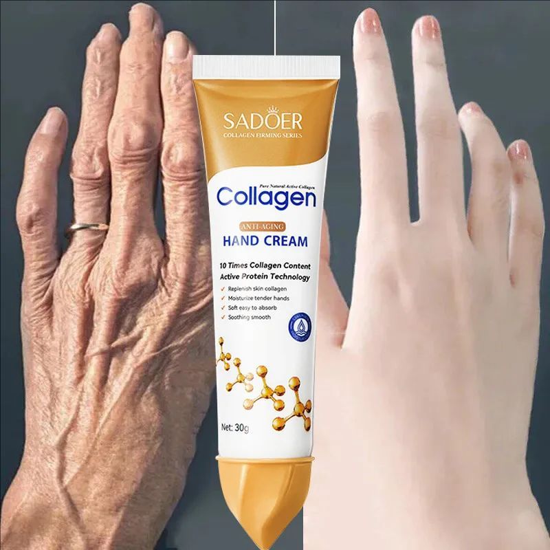 Lasting Moisturizing Bone Collagen Hand Cream Aloe Soothing Eye Mask Dragon Blood Essence Long Term Nourishing Lip Mask Facecare