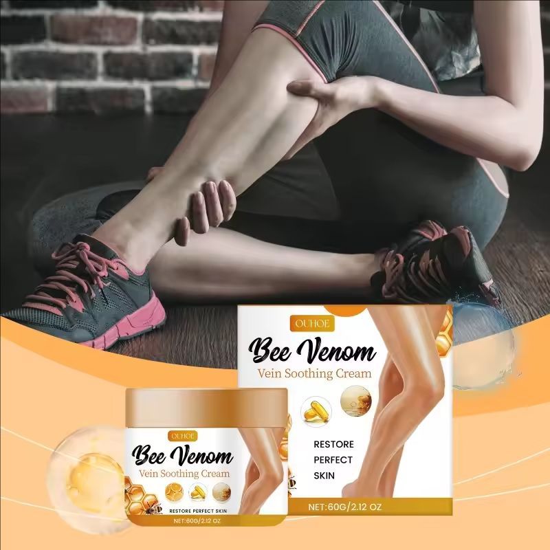 Bee Venom Varicose Vein Repair Cream Tongmai Effective Relieves Leg Bulge Pain Treatment Cream Vasculitis Phlebitis Cream 20g
