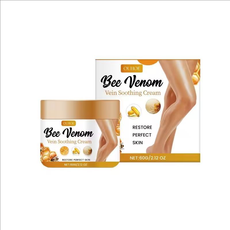 Bee Venom Varicose Vein Repair Cream Tongmai Effective Relieves Leg Bulge Pain Treatment Cream Vasculitis Phlebitis Cream 20g