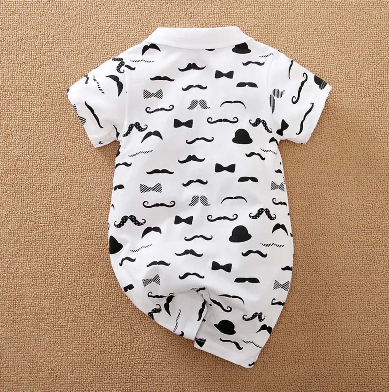 Summer Newborn Baby Romper  Gentleman Onesies Jumpsuit Toddler Infant Clothes Baby Outfit Short sleeve0-18Months