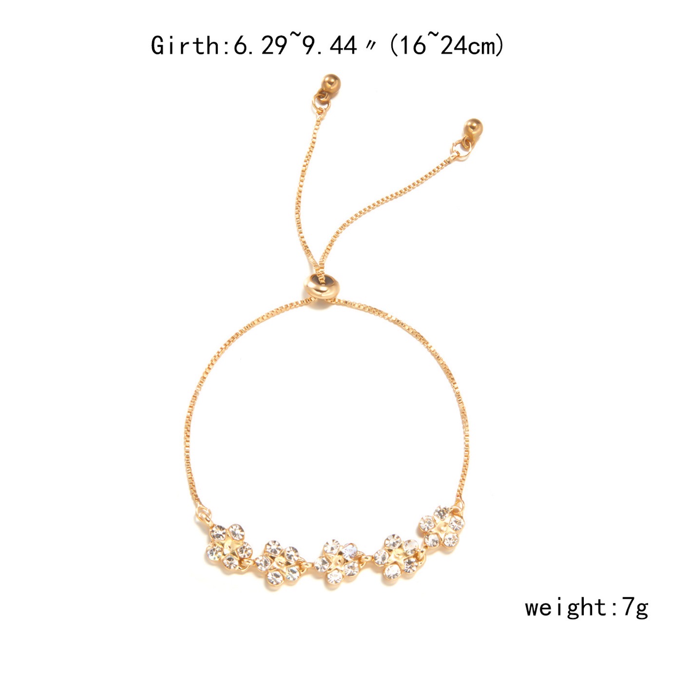 2025 Valentine's Day jewelry gifts Luxury Classic Full of Rhinestones 18K Gold Plated Bracelets For Women Sparkling Simple Zircon Bracelets Jewelry