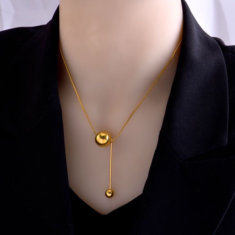 Fashion Letter Good Luck Butterfly Titanium Steel Choker Necklace For Woman Gothic Jewelry Hip Hop Party Clavicle Chain