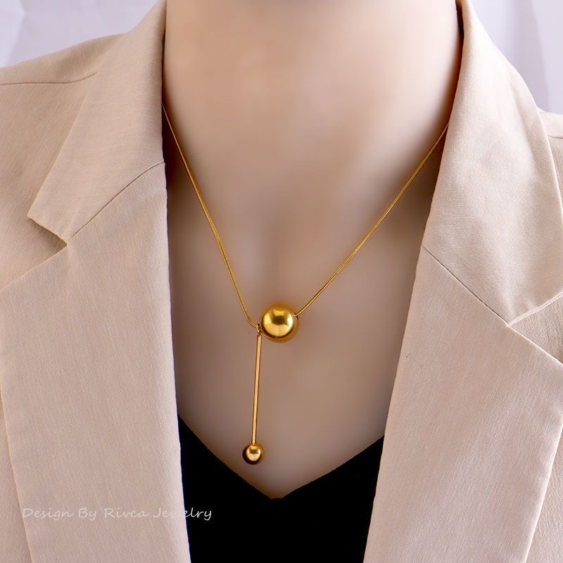 Fashion Letter Good Luck Butterfly Titanium Steel Choker Necklace For Woman Gothic Jewelry Hip Hop Party Clavicle Chain