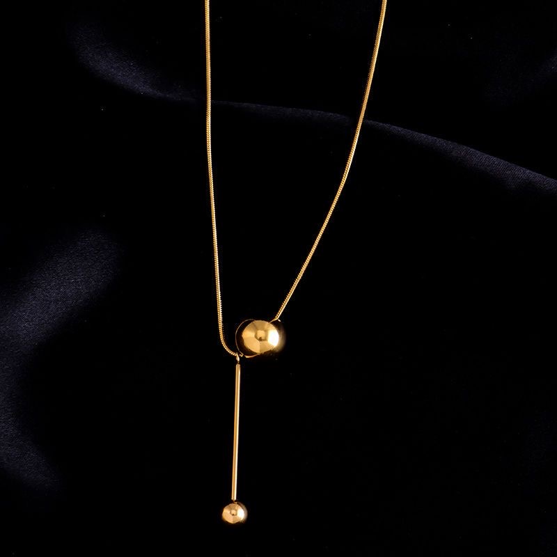 Fashion Letter Good Luck Butterfly Titanium Steel Choker Necklace For Woman Gothic Jewelry Hip Hop Party Clavicle Chain