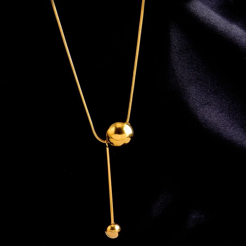 Fashion Letter Good Luck Butterfly Titanium Steel Choker Necklace For Woman Gothic Jewelry Hip Hop Party Clavicle Chain