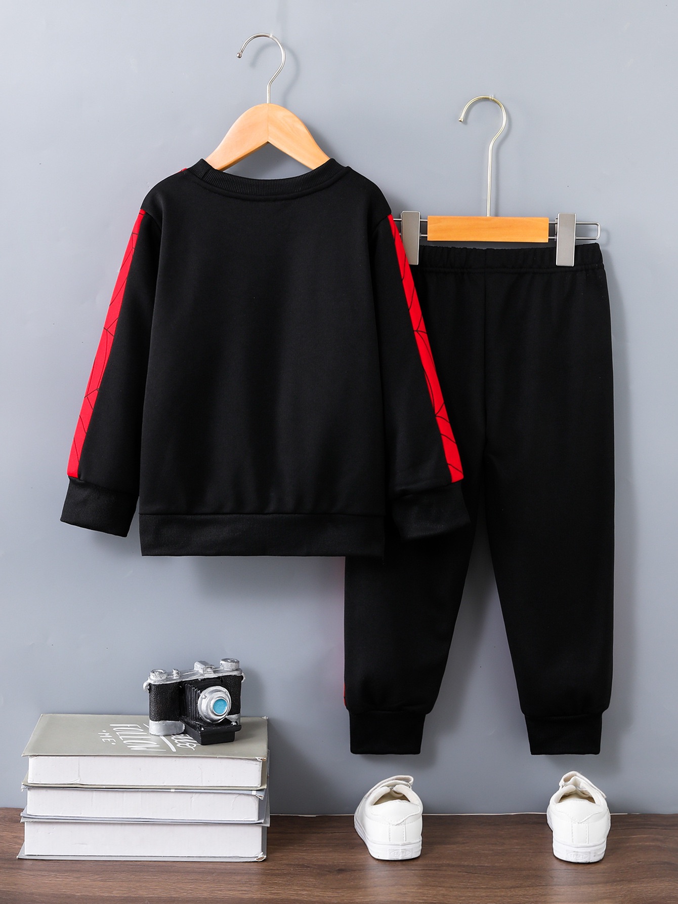 2025 New Spiderman Cartoon Children's Long Sleeve Sleepwear Children's Hero League Home Wear Boys' Underwear Two Piece Suit Pajamas