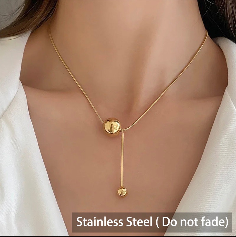 Fashion Letter Good Luck Butterfly Titanium Steel Choker Necklace For Woman Gothic Jewelry Hip Hop Party Clavicle Chain