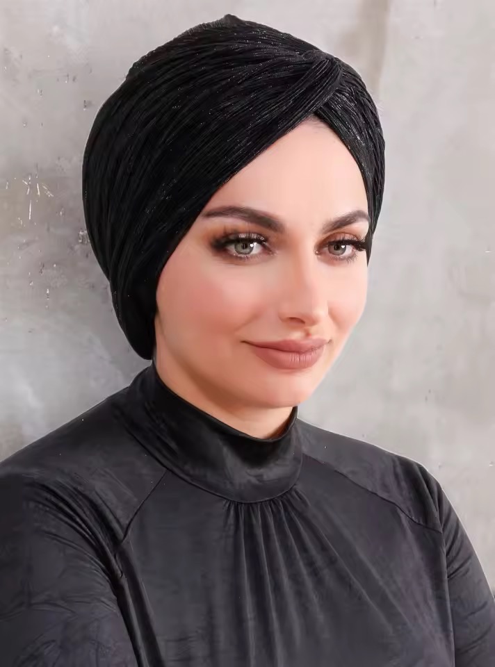 Glitter Muslim Inner Hijabs Women Ventilate Instant Turban Headscarf Kenyan Woman Caps Islamic Lightweight Design