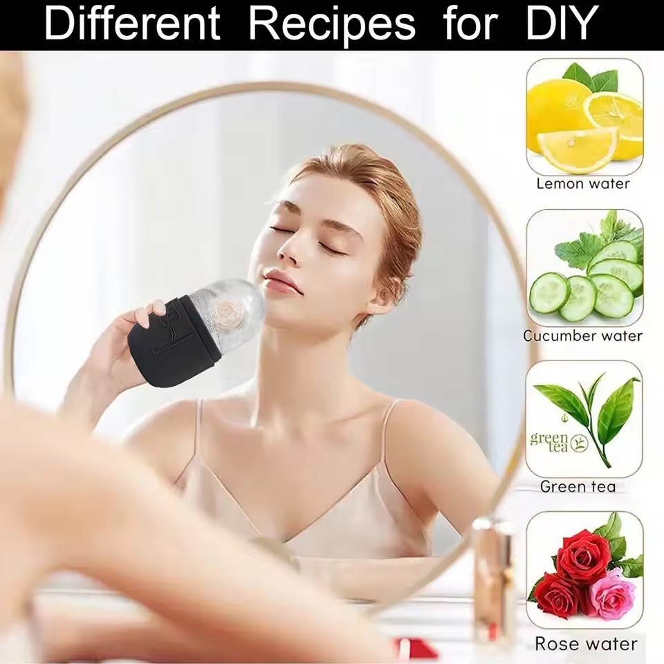 3Pcs Ice Face Roller Gua Sha Board Set Facial Massage Roller Face Massager Face Lifting Contouring Tools Beauty Skin Care Tools