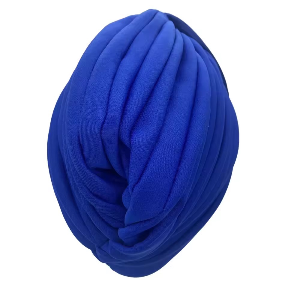 Fashion Satin Croissant Ruffled Turban Caps for Women African Head Wraps Nigeria Wedding Party Headpiece Muslim Headscarf Bonnet