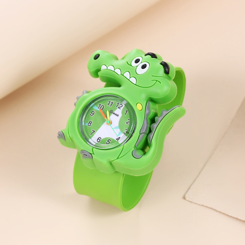 2025 Boys Girls Watches Baby Kindergarten Party Gift Children Study time Toy Wristwatches Slap Bracelet Clock Cartoon Kids Watches