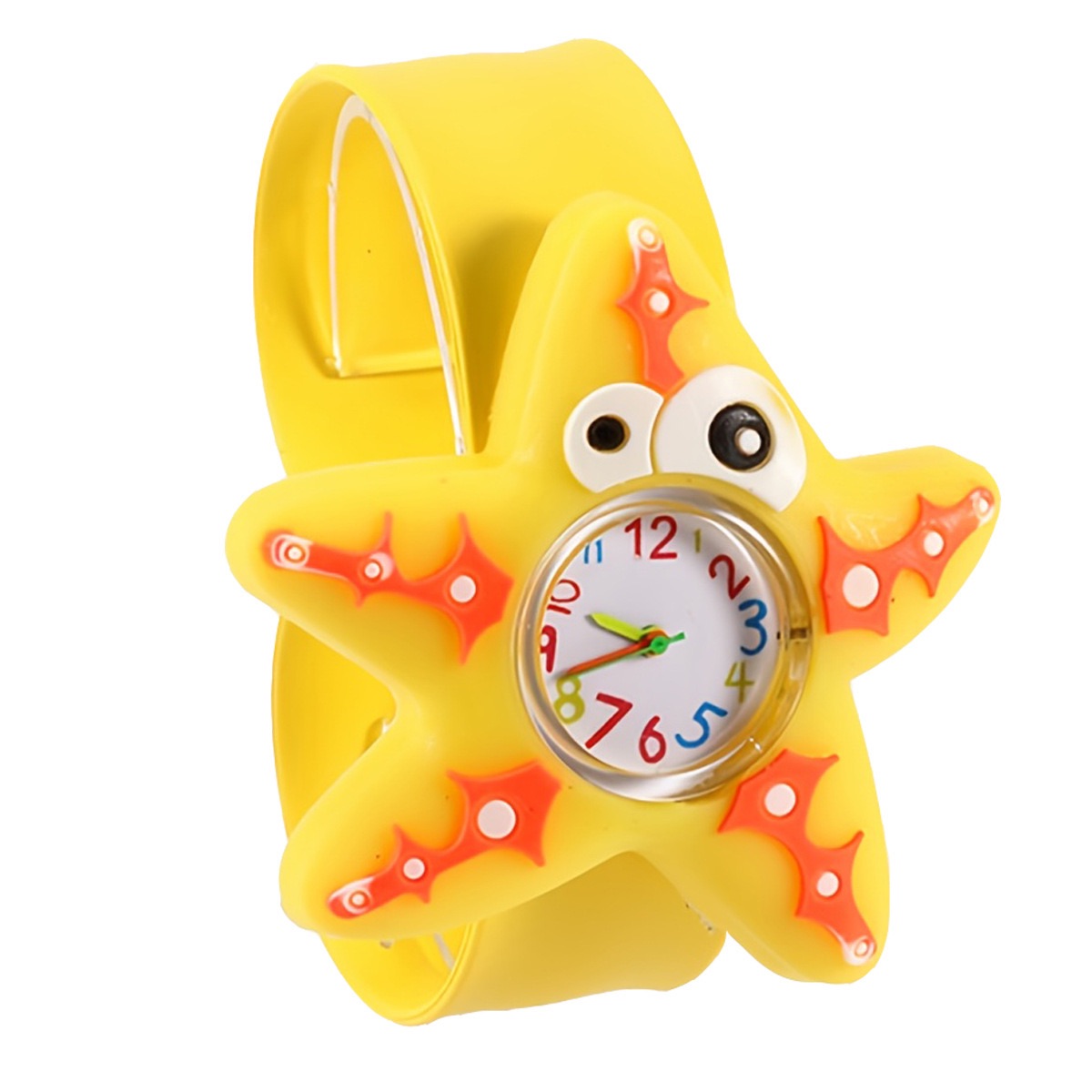 2025 Boys Girls Watches Baby Kindergarten Party Gift Children Study time Toy Wristwatches Slap Bracelet Clock Cartoon Kids Watches