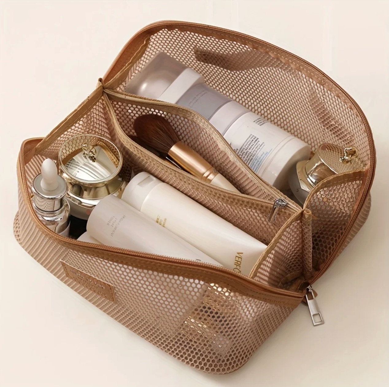 Makeup Organizer Female Toiletry Kit Bag Make Up Case Storage Pouch Luxury Lady Box, Cosmetic Bag, Organizer Bag For Travel Zip