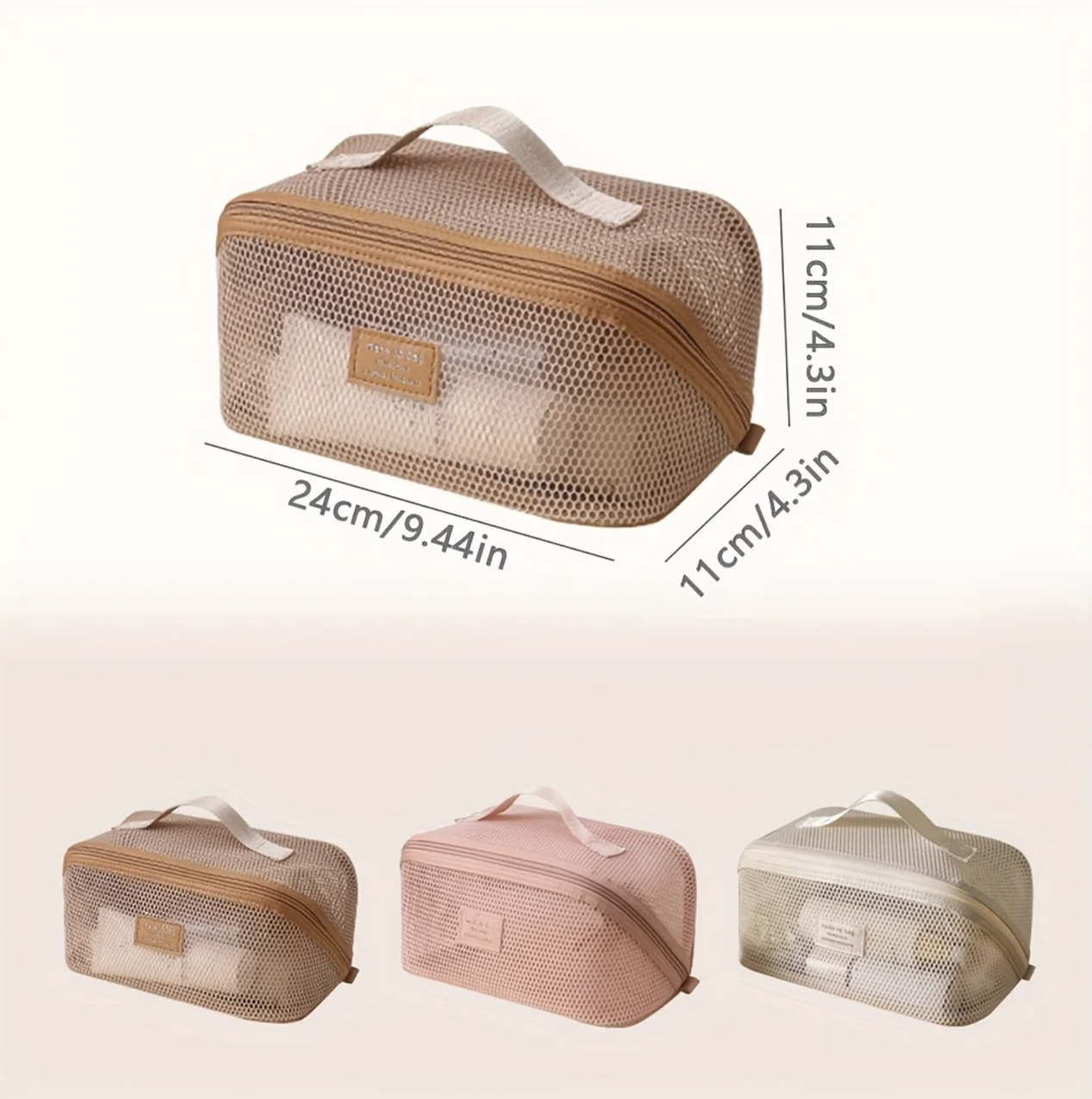 Makeup Organizer Female Toiletry Kit Bag Make Up Case Storage Pouch Luxury Lady Box, Cosmetic Bag, Organizer Bag For Travel Zip