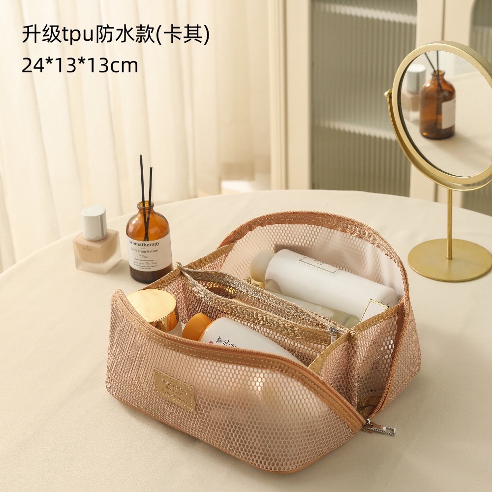 Makeup Organizer Female Toiletry Kit Bag Make Up Case Storage Pouch Luxury Lady Box, Cosmetic Bag, Organizer Bag For Travel Zip