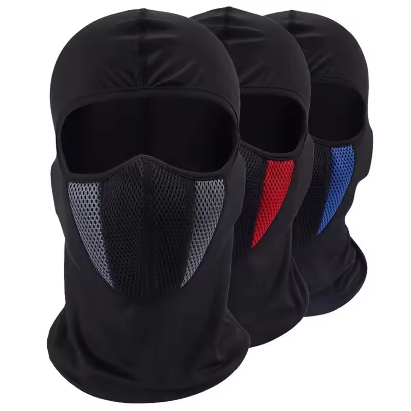 Breathable Balaclava Motorcycle Full Face Masks Skullies Cap Hat Motocross Motorbike Helmet Moto Riding Neck Face Hood Moto Mask