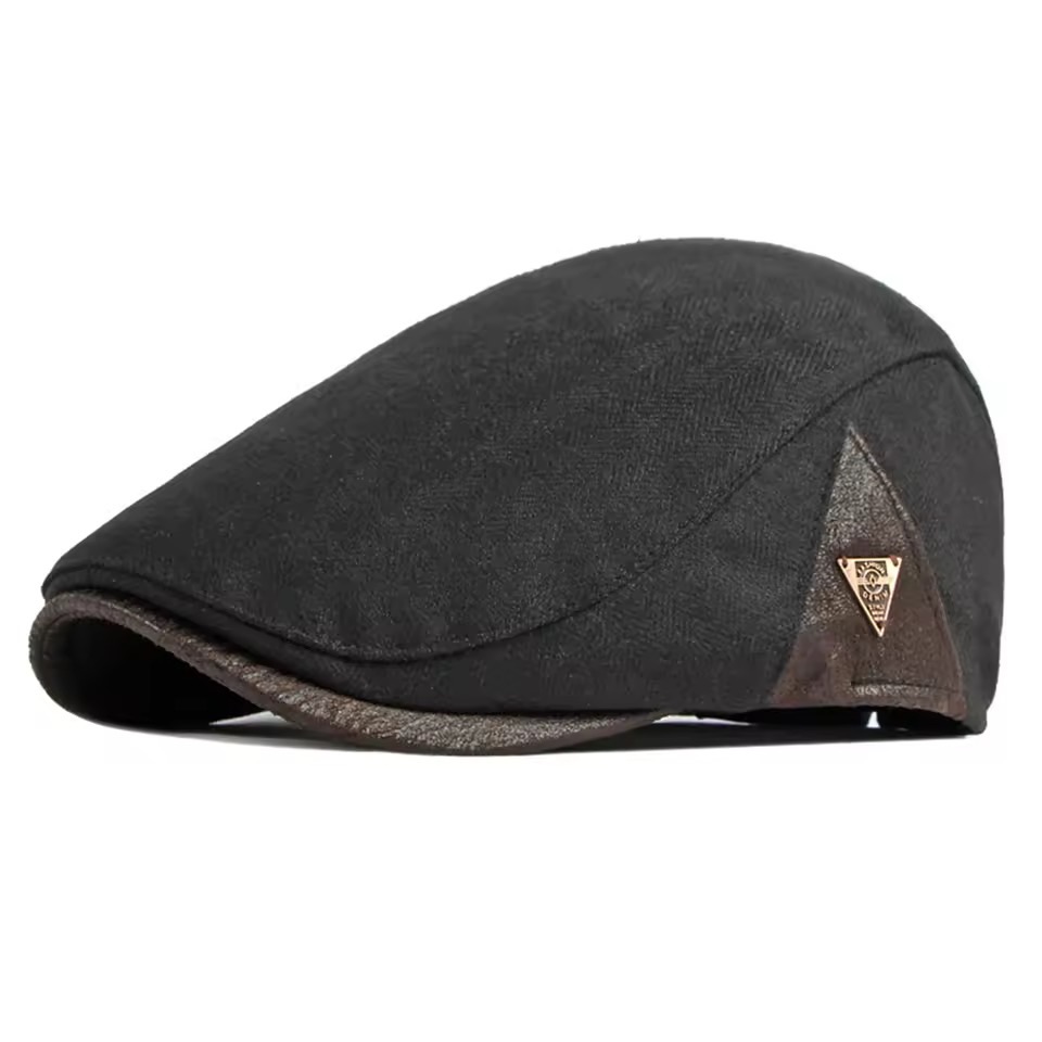 2026 Men Side Triangle Label Newsboy Caps British Painters Hats Spring and Autumn Flat Cap Hip Hop Berets