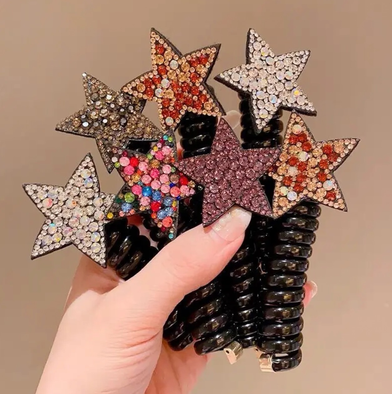 2PCS rope adult telephone cable ring Rabbit Cute Hair Ring Large Frosted Adult Hair Tie  head ring Children's telephone hephone Cable
