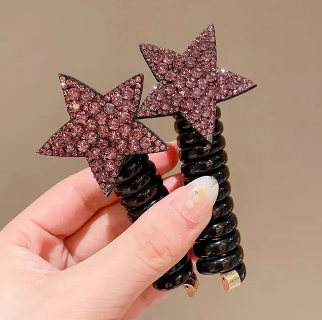 2PCS rope adult telephone cable ring Rabbit Cute Hair Ring Large Frosted Adult Hair Tie  head ring Children's telephone hephone Cable