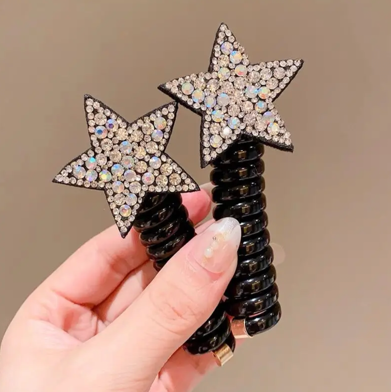 2PCS rope adult telephone cable ring Rabbit Cute Hair Ring Large Frosted Adult Hair Tie  head ring Children's telephone hephone Cable