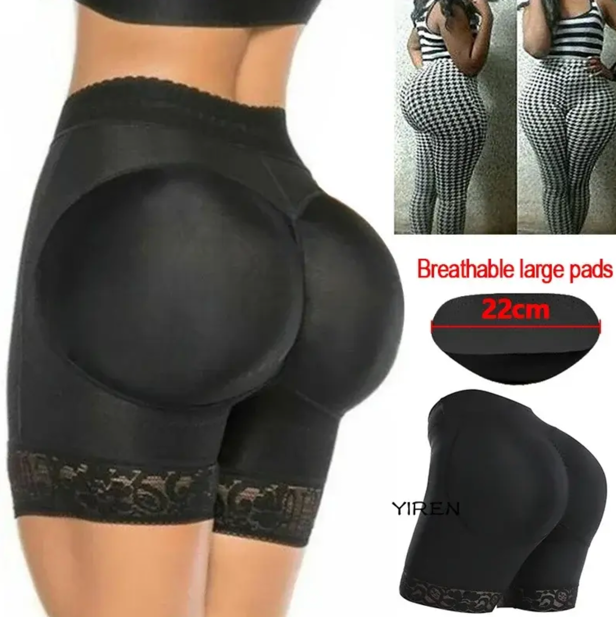 3D Butt Lifter Shorts Padded Hip Enhancer Panties for Instant Curves Seamless Body Shaper Underwear Women Big Booty Enhancement