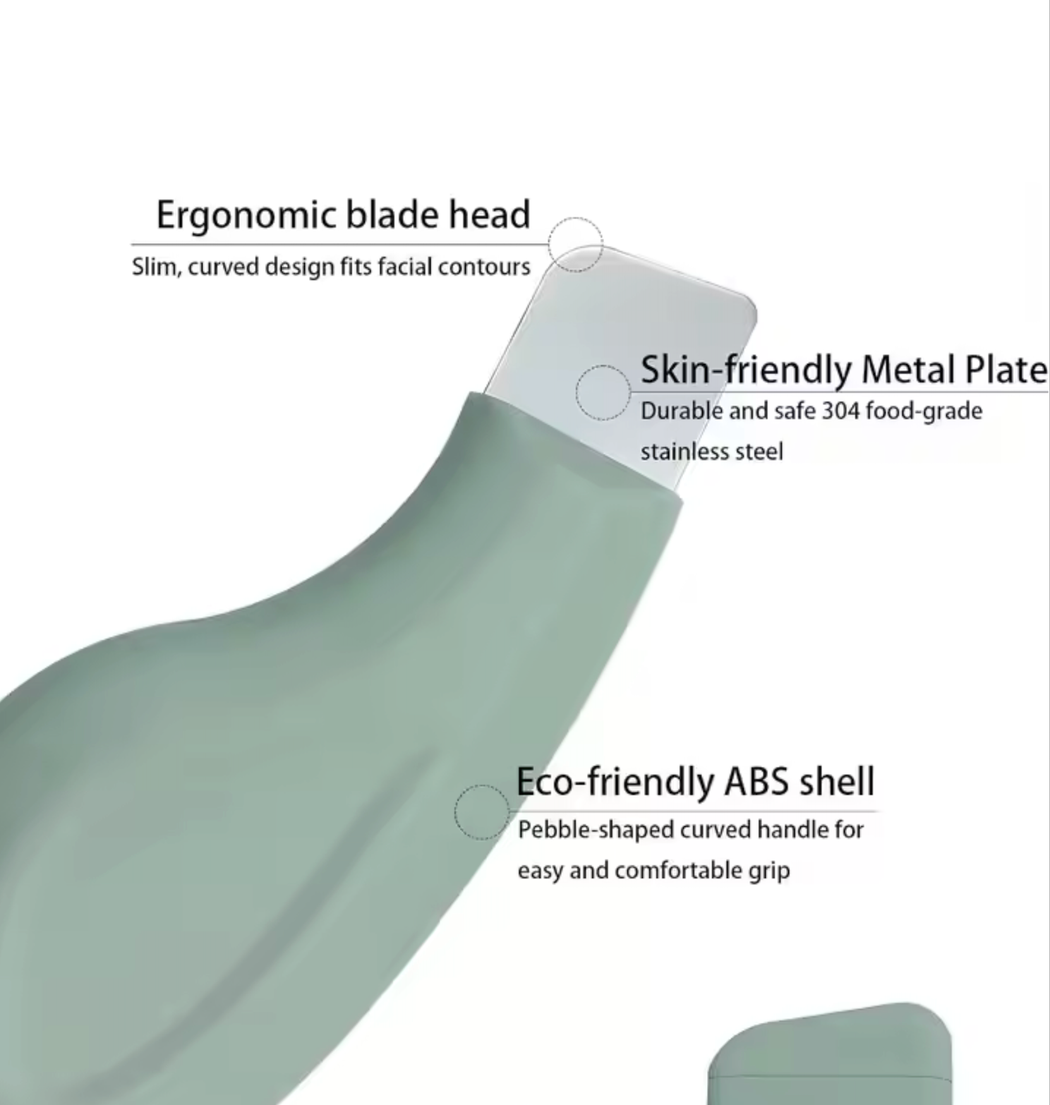 1pc Nose Blackhead Remover Tool Gentle Facial Pore Cleanser Silicone Facial Scraper Skin Scrub Facial Scraper Skin Care Tools