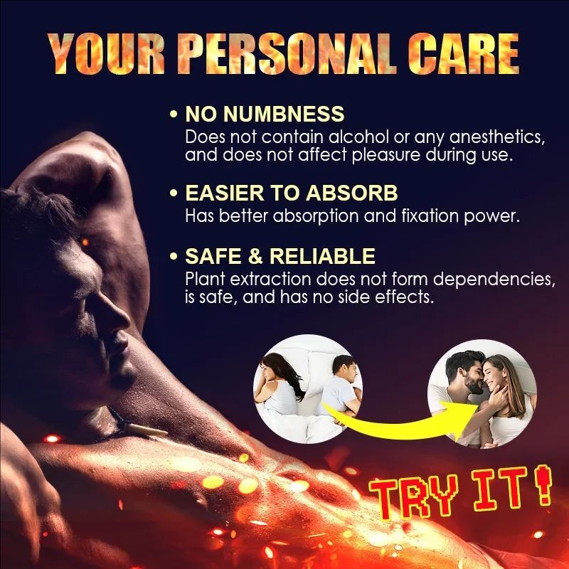 Strong Man Delay Spray Long-Lasting 60 Minutes Effective Natural Rapid Erection Prolong Sex Life Control for Men Ejaculation oil