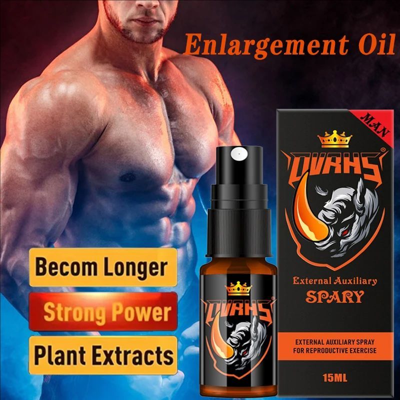 Men Massage Enlargement Oil spray penis Increase Growth Thicken Gel Pure natural plant extract Lasting Erection Increase Size