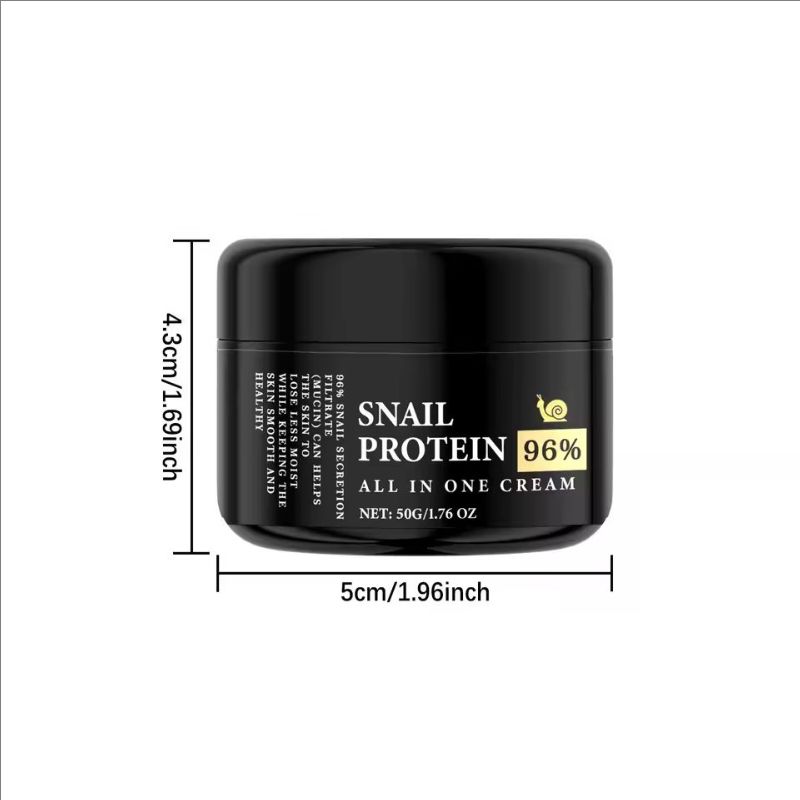 50g Snail Mucin Cream Hydrating Moisturising Dark Yellow Brightening Face Repairing And Nourishing Skin, Reducing Fine Lines