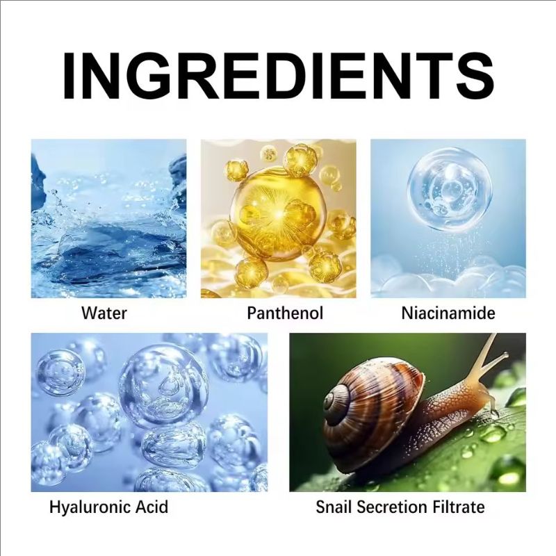50g Snail Mucin Cream Hydrating Moisturising Dark Yellow Brightening Face Repairing And Nourishing Skin, Reducing Fine Lines