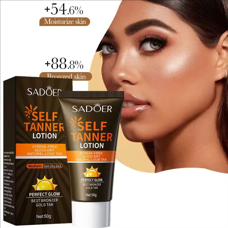 Self Tanning Lotion Self Tanner Flawless Self Tanning Lotion Fake Tan Sunless Tanner For Face And Body Does Not Block Pores