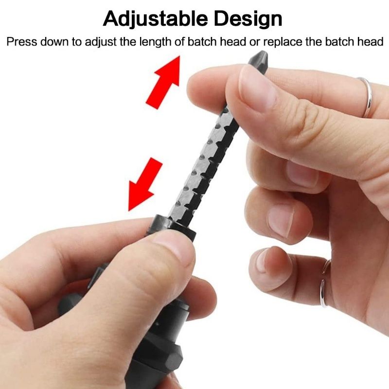 26 In 1 Ratchet Screwdriver Set Magnetic Dual-purpose Batch Head Telescopic Labor-Saving Screwdriver Hand Repair Tool Detachable Mini Screwdriver