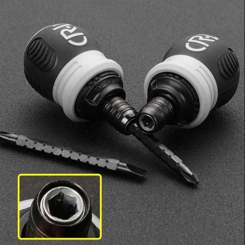 26 In 1 Ratchet Screwdriver Set Magnetic Dual-purpose Batch Head Telescopic Labor-Saving Screwdriver Hand Repair Tool Detachable Mini Screwdriver