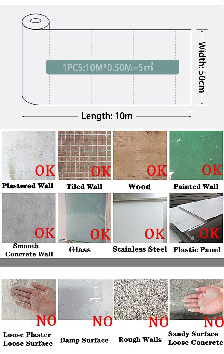 Wallpaper Self-adhesive Large Roll Waterproof And Moisture-proof Wall Cloth 3D Three-dimensional Wall Stickers Bedroom Living Room Warm Home  Decoration Self-pasted  Wallpaper（Diatom mud）