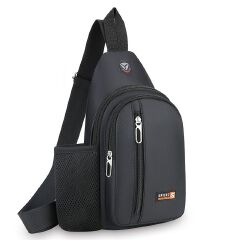 Men's Chest Bag, Large-capacity Leisure Waterproof   Crossbody Bag ,Portable Outdoor Sports Fashionable Bag  Tide Brand Bag
