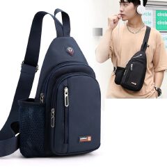 Men's Chest Bag, Large-capacity Leisure Waterproof   Crossbody Bag ,Portable Outdoor Sports Fashionable Bag  Tide Brand Bag