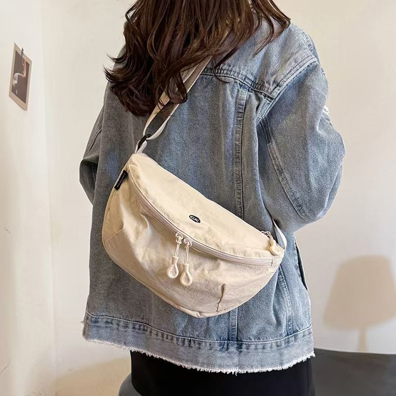 High Quality Ultra-light Waterproof Nylon Single Shoulder Cloth Bag ,Crossbody Bags Chest Bags Simple Fashion Lightweight Practical Hiking Traveling Casual Sport Commuter Daily Suitable For All People