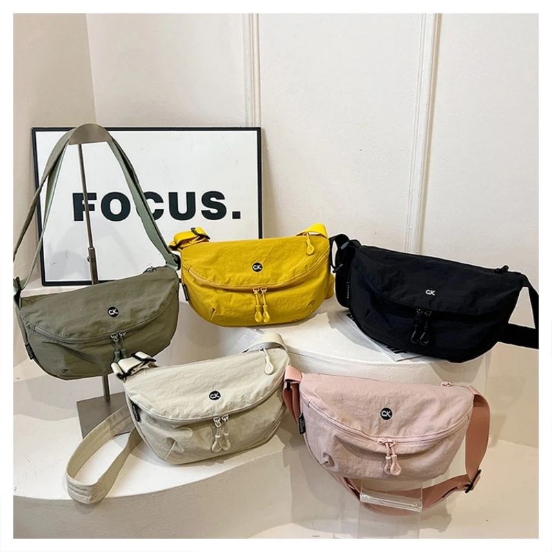 High Quality Ultra-light Waterproof Nylon Single Shoulder Cloth Bag ,Crossbody Bags Chest Bags Simple Fashion Lightweight Practical Hiking Traveling Casual Sport Commuter Daily Suitable For All People