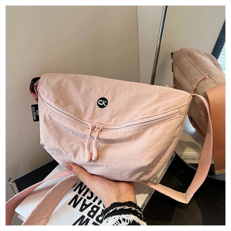 High Quality Ultra-light Waterproof Nylon Single Shoulder Cloth Bag ,Crossbody Bags Chest Bags Simple Fashion Lightweight Practical Hiking Traveling Casual Sport Commuter Daily Suitable For All People